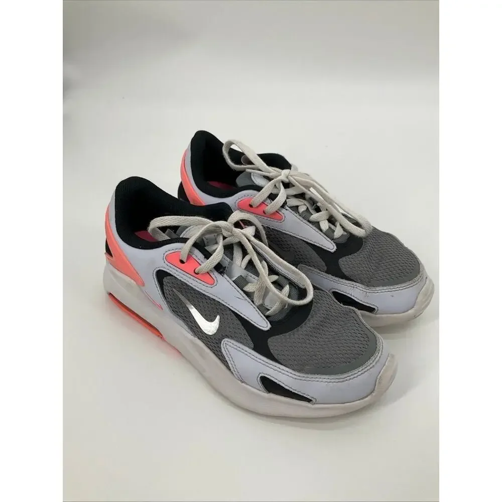 Nike‎ Air Max Bolt Sneakers CW1626 003 Gray Pink Size 4.5Y EU 36.5 Athleisure